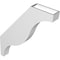 Ekena Millwork 3 1/2-in. W x 24-in. D x 30-in. H Funston Architectural Grade PVC Knee Brace BRCP035X24X30FST - alternate 2